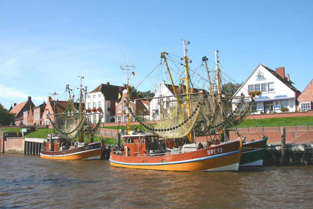 Oltmanns Ferienhaus Bummert Am Hafen Greetsiel Exterior photo