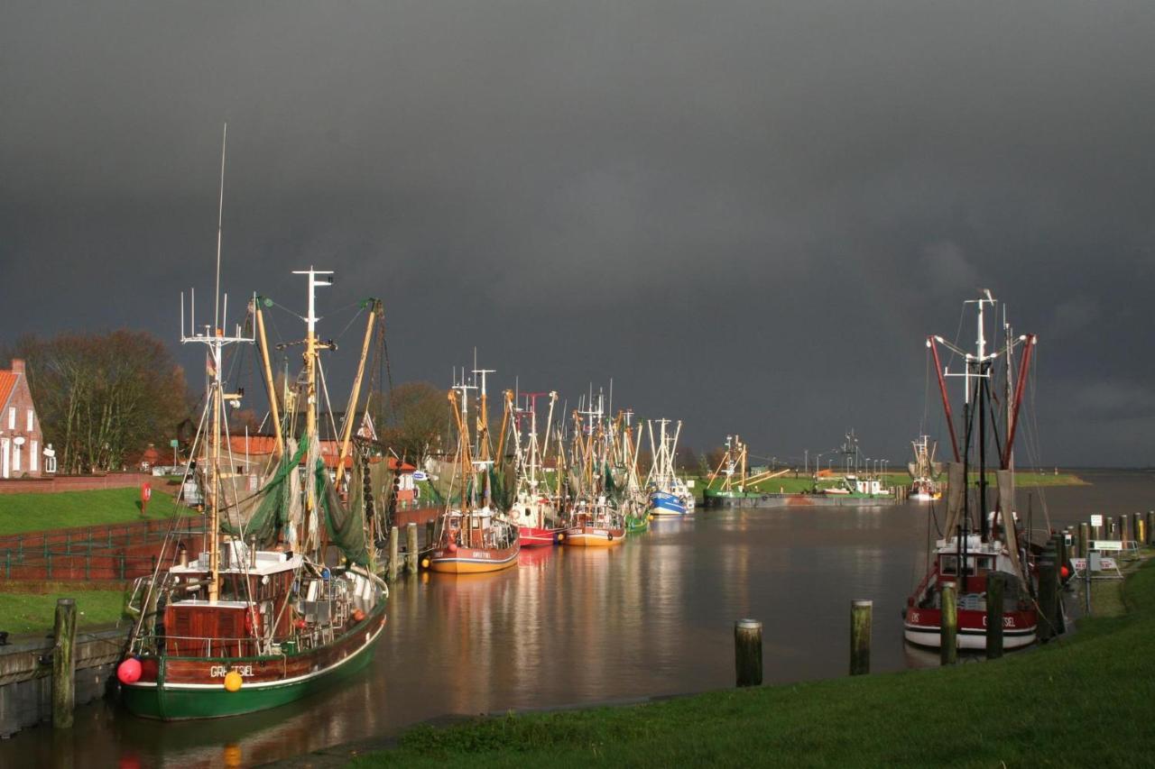 Oltmanns Ferienhaus Bummert Am Hafen Greetsiel Exterior photo